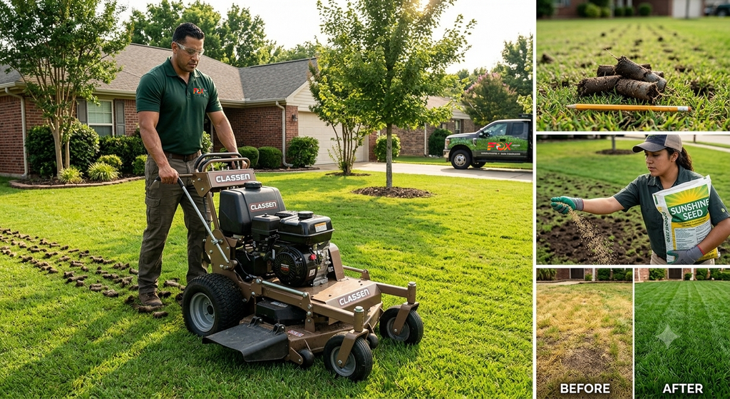 Professional landscape bed cleanup and mulch refreshing in Montgomery County, PA